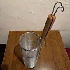 値下げ❣️美品パスタ湯切り・てぼ１個　の画像
