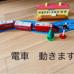 プラレール　セット　動く電車付きの画像