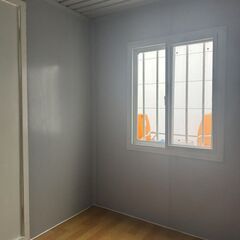 【在庫有・即納可】仮設ユニットハウス 6㎡（約3.7畳）プレハブ事務所・倉庫・休憩所に最適 組立簡単・短工期対応可能！の画像