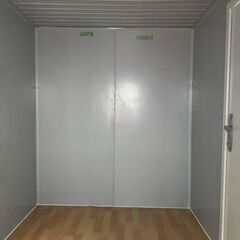 【在庫有・即納可】仮設ユニットハウス 6㎡（約3.7畳）プレハブ事務所・倉庫・休憩所に最適 組立簡単・短工期対応可能！の画像