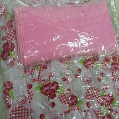 【新品】ゆかたドレス・帯３点セット110　女の子　浴衣　半額の画像