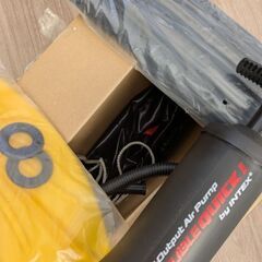ゴムボート★ オールとポンプ付き　【新品】の画像