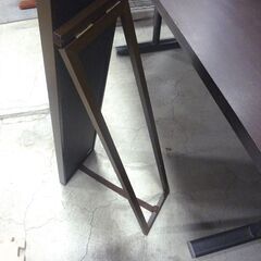 姿見 スタンドミラー 鏡 ブラウン ミラー 中古 高さ 約145cm 札幌市東区 新道東店の画像