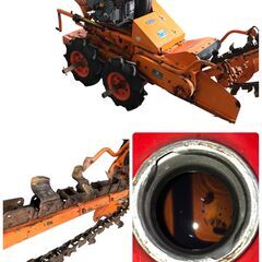 ★ S1145 マメトラ トレンチャー MT-40F 溝掘り 溝堀機 農業機械 農機具 直接引取限定 石狩市の画像