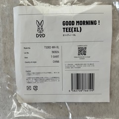 DOD GOOD MORNING ! TEE XLの画像