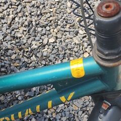 グリーン　幼児　自転車　16インチの画像
