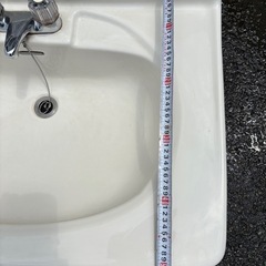 洗面　手　器本体と蛇口セットの画像