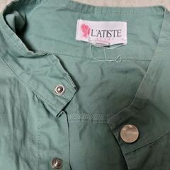L'ATISTE オーバーオール インポート エメラルドグリーン つなぎの画像