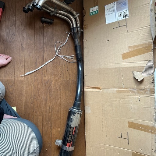 gsx-r1100 gu74a ヨシムラDUPLEXマフラー当時物