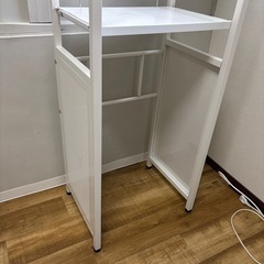 レンジ台ゴミ箱ラックキッチン収納スチールラックの画像