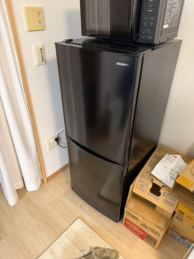 IRIS OHYAMA 冷蔵庫 142L 幅50cm IRSD-14A-B