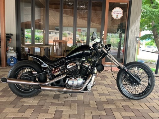 予備車検付き！HONDA STEED400 カスタム　チョッパー　セパハン　キャブレターOH エンジン良好　　ファンネル仕様　社外マフラー