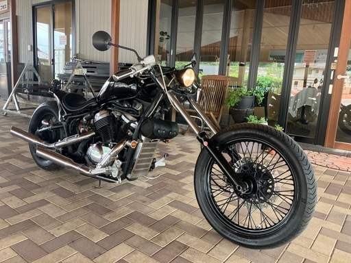 予備車検付き！HONDA STEED400 カスタム　チョッパー　セパハン　キャブレターOH エンジン良好　　ファンネル仕様　社外マフラー 予備車検付き！HONDA STEED400 カスタムチョッパーセパハン