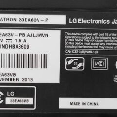 LG液晶モニター FLATRON 23EA63V-Pの画像