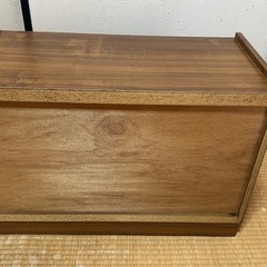 昔のテレビ台　ガラス戸　HITACHI
の画像