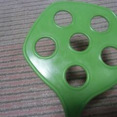 ●無料● 昭和レトロ ふとんたたき （グリーン）差し上げます。＊石川県＊美川より＊期間限定の画像