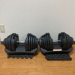 40kg可変式ダンベルとトレーニングベンチ台 (ゴロウ) 吹田の
