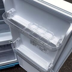 ⑰【税込み】ニトリ 106L 2ドア冷蔵庫 Nグラシア NTR-106WH ホワイト 2022年製【PayPay使えます】の画像