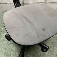 ワークチェア 事務椅子 パソコンチェア 回転 昇降 キャスター付 グレー ③の画像