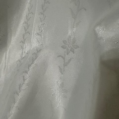 珍しい白カーテン2セット(4枚)の画像