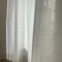 珍しい白カーテン2セット(4枚)の画像
