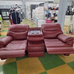 H363　★値下げ!!￥88.000→￥55.000　美品、電動ソファーの画像