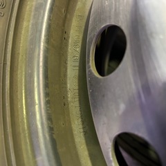 中古 トヨタ スチールホイール 4本 15×6J 5穴 の画像