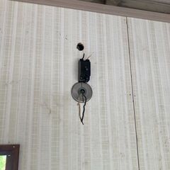 3坪 ユニットハウス 右入口 事務所 倉庫 物置 備品 コンテナハウス 仮設住宅 中古 現状品の画像