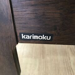 ★リユースのサカイ春日部店★KJ10900 カリモク キッチンワゴン ブラウン クリーニング済みの画像