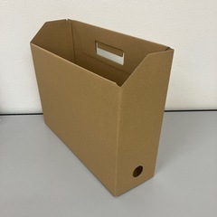 stp-3307 未使用品　ファイルボックス　14点セット　A4ヨコ　クラフト無地　A4ボックス　ファイルBOX 整理　保管　書類収納　書類保管　シンプル　ナチュラル　A4サイズ対応　横　の画像