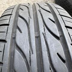 タ1 ダイハツ純正 4.5J-14 100-4H +45 ハブ径54 ダンロップ 165/55R14 2022年 バリ山タイヤ ミラ タント ムーヴ キャスト ウェイの画像