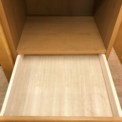 ★リユースのサカイ春日部店★KJ10903  シューズボックス ナチュラル H181×W75×D40 クリーニング済みの画像