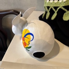 うさぎの張子　首がゆらゆら動きますの画像