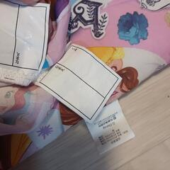値下げ　幼稚園　保育園　ディズニープリンセス　お昼寝布団一式＋柄違いカバー　寝具の画像