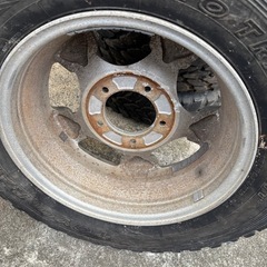 【大幅値下げ中】JB23ジムニー使用　タイヤ・ホイール付　195R16 4本の画像