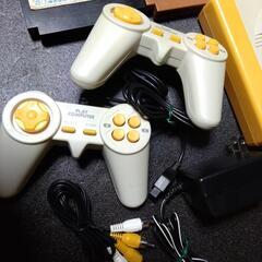 ファミコン互換機+ソフト13本まとめて初動確認済 ドラゴンボール ドラクエ など　昭和レトロ　レトロゲームの画像