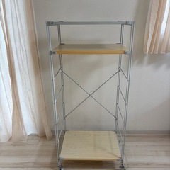 【解体可能！】無印良品 スチールユニットシェルフの画像