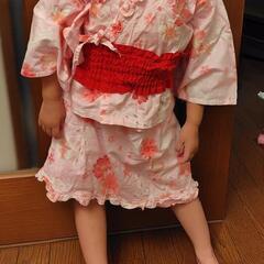 セパレート浴衣　100cm小さめ　女の子の画像
