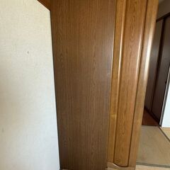 無料 木製 大型 ワードローブ 洋タンス 4枚扉 の画像