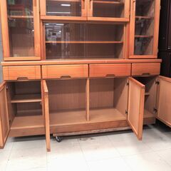 食器棚　W1500　リユース品　価格　27,500円の画像
