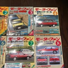 83.モーターファン12冊セット☆旧車雑誌☆スポーツカー雑誌☆80年代車☆古本の画像
