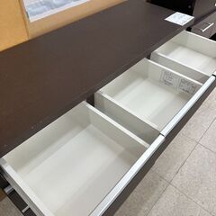 ★リユースのサカイ高崎店★TJ12261 (株)ニトリ チェスト ダークブラウン H93×D42.5×W119.5 クリーニング済みの画像