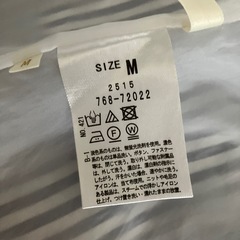 ストライプ共布付スカートの画像