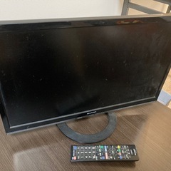 24インチテレビ（リモコン、電源のプラグ付き）