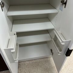 ★リユースのサカイ高崎店★TJ12262  収納棚 白 H180.5×D41.5×W58 クリーニング済みの画像