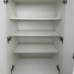 ★リユースのサカイ高崎店★TJ12262  収納棚 白 H180.5×D41.5×W58 クリーニング済みの画像