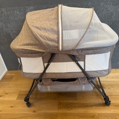 ベビーベッド　蚊帳　ゆりかご　折り畳み　移動