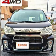 ❄4駆【車検取立て】H24年タントエグゼカスタム 4WD★…