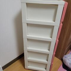 5段カラーボックス 2個ありますの画像