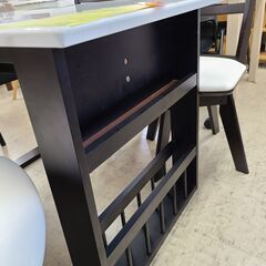 J1065【リユースのサカイ柏店】NITORI　ニトリ　ダイニングテーブルセット　椅子4脚付　ピア３　クリーニング済　参考価格39,990円の画像
